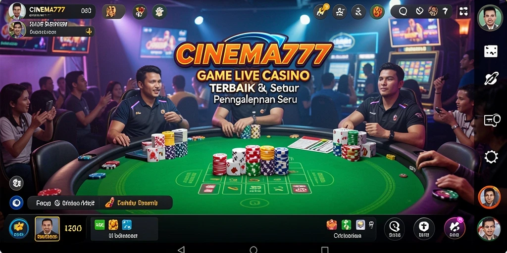 Gameplay Live Casino yang menegangkan dan interaktif di CINEMA777.