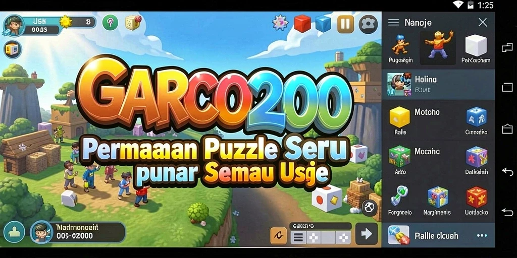 Tampilan gameplay GARCO200 yang menarik dan penuh tantangan.