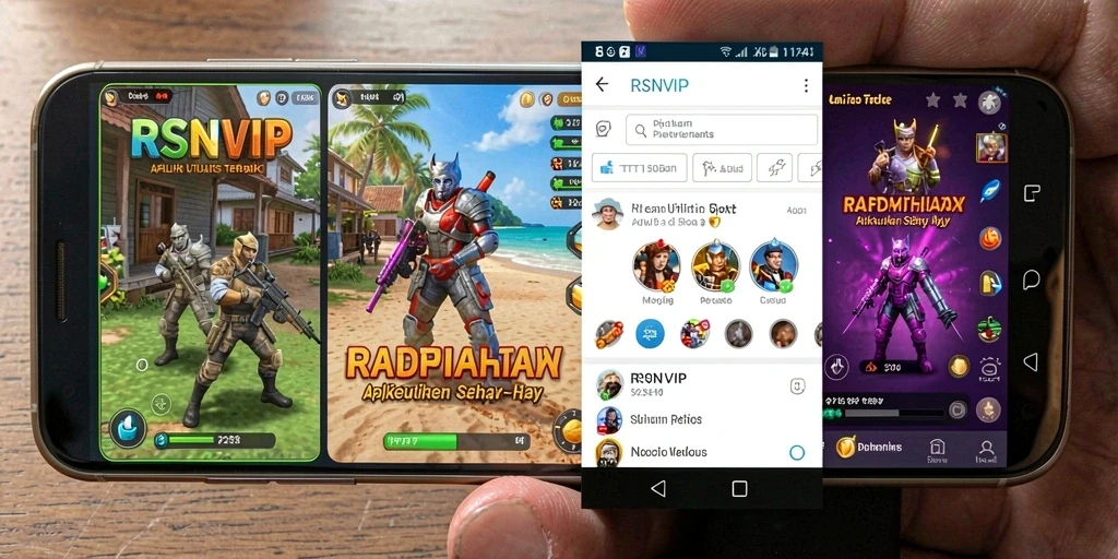 Tampilan antarmuka RSNVIP yang intuitif dan mudah digunakan.