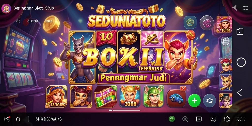 Tampilan gameplay menarik dari permainan slot SEDUNIATOTO.